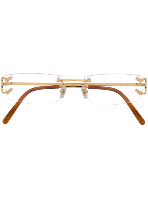 buy cartier eyeglasses frames|cartier 54mm rectangle eyeglasses.